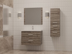 Style Line Мебель для ванной Лотос 80 подвесная сосна лофт – фотография-2